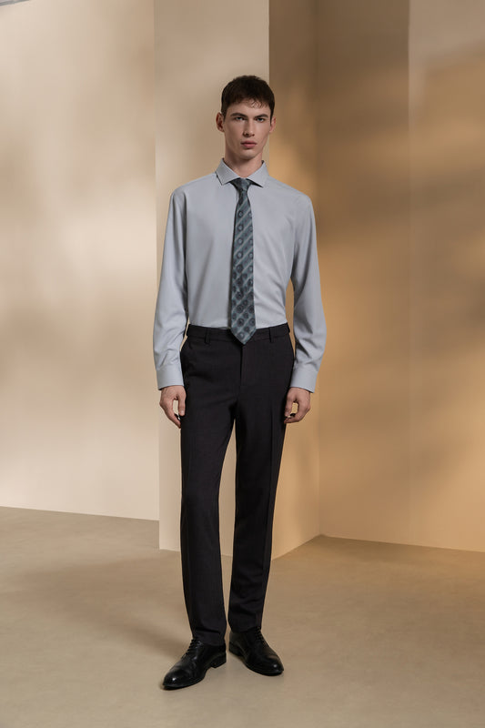 Non-Iron | Poplin Long-Sleeve Dress Shirt
