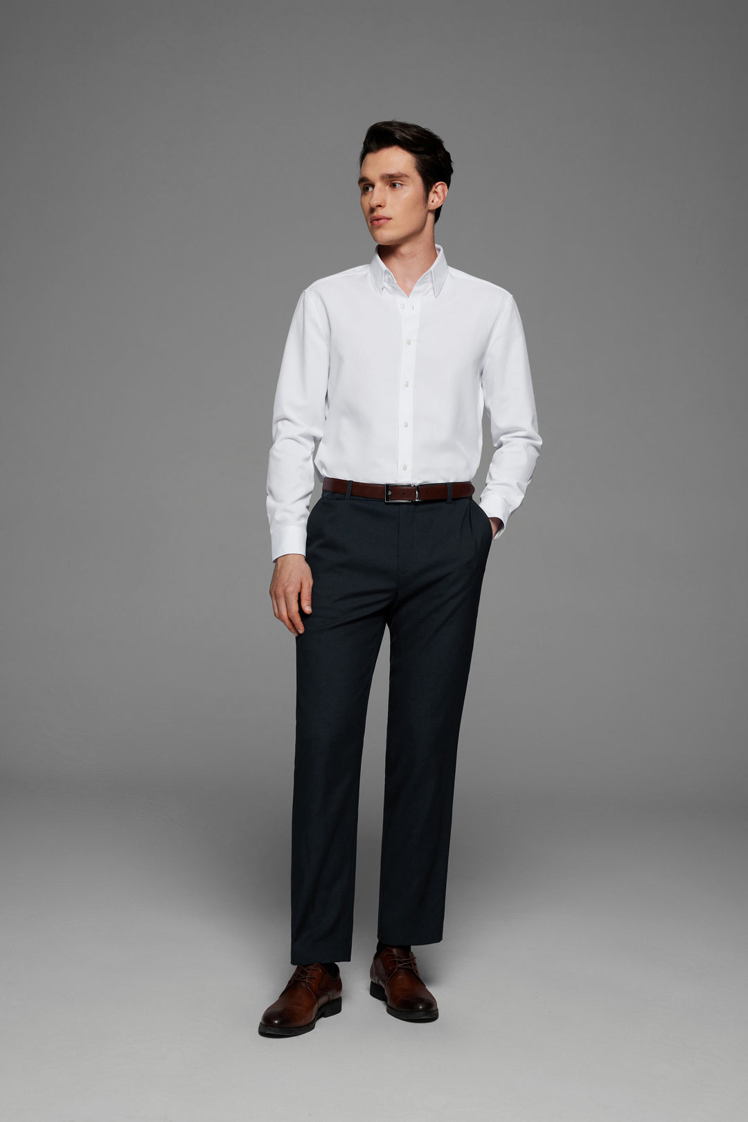 Non-Iron Dry 長袖商務恤衫