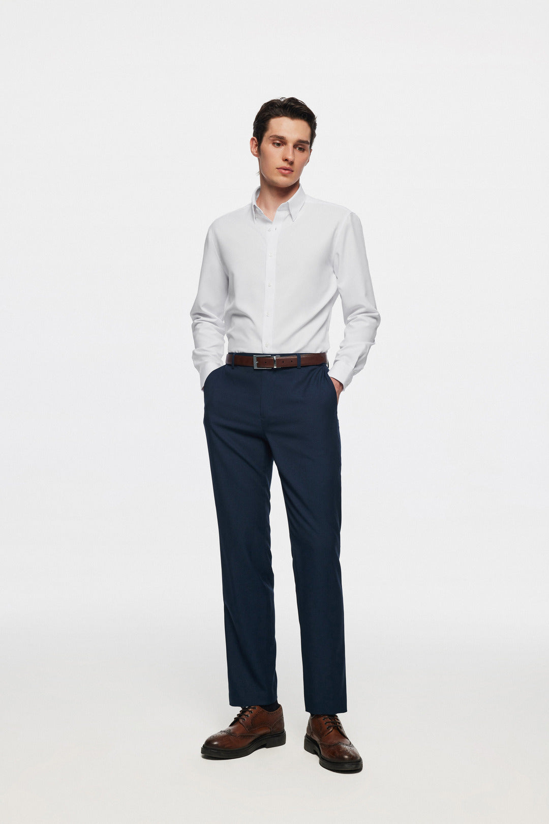 Non-Iron Dry 長袖商務恤衫