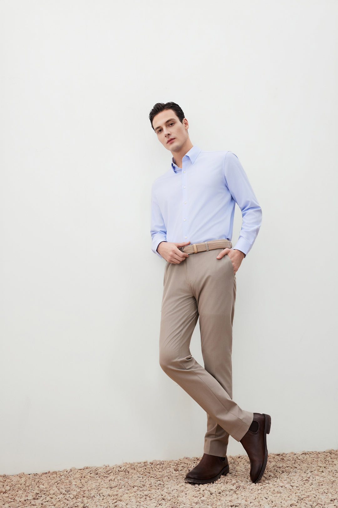 Non-Iron Dry 長袖商務恤衫