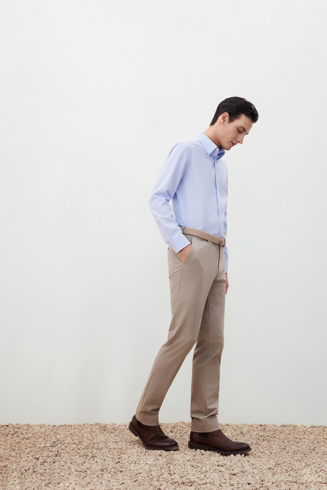 Non-Iron Dry 長袖商務恤衫