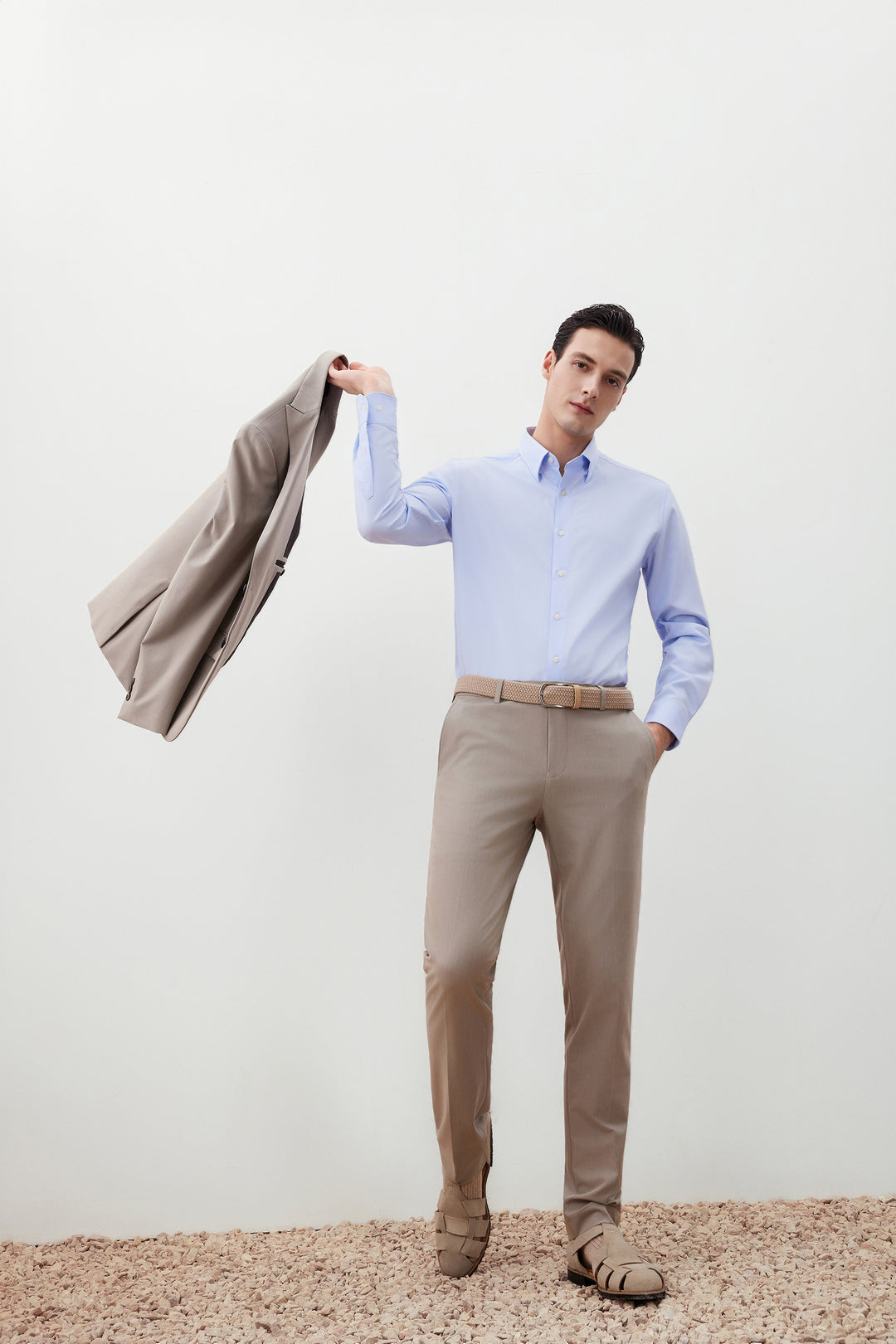 Non-Iron Dry 長袖商務恤衫