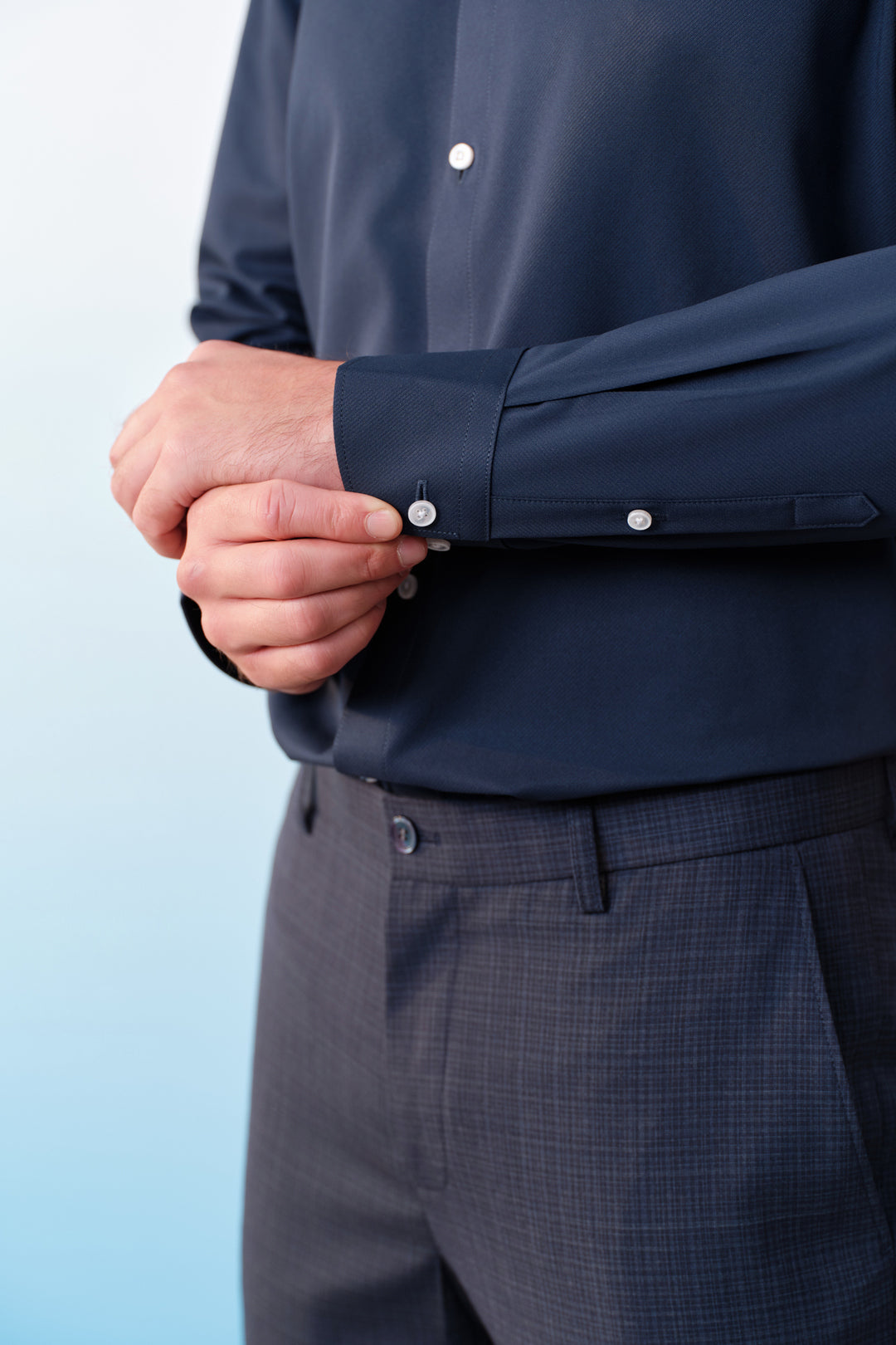 Non-Iron 長袖商務恤衫