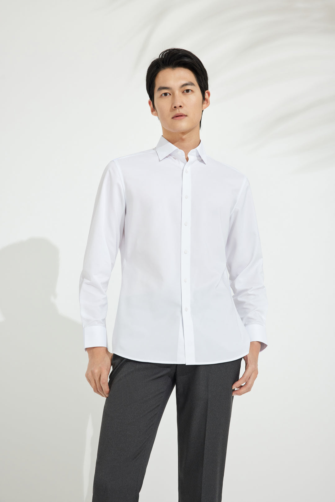 G2000 MAN-non-iron-long-sleeve-dress-shirt-41123312-White