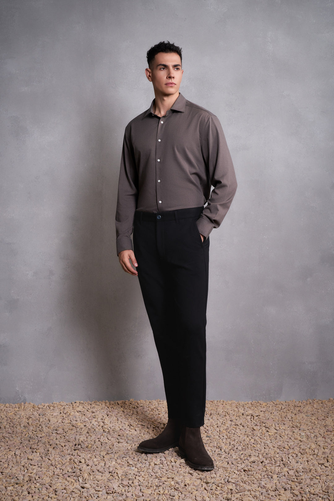 Non-Iron Smooth 長袖商務恤衫