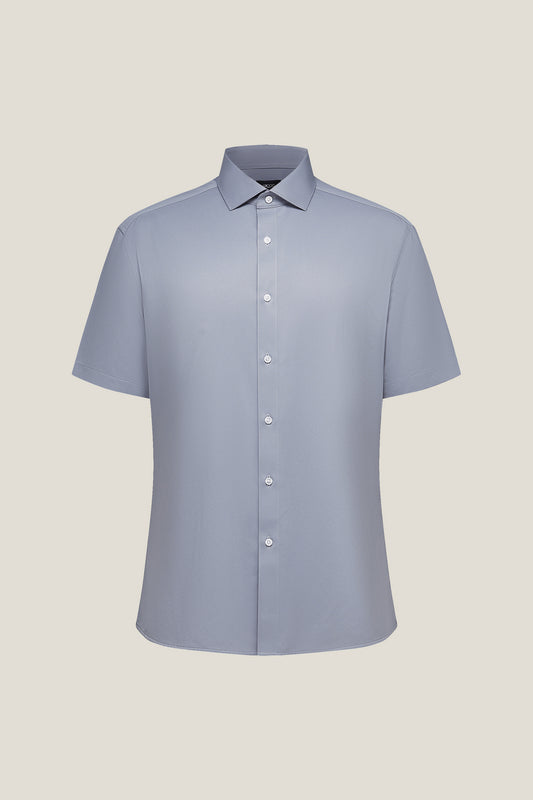 G2000 MAN-non-iron-short-sleeve-dress-shirt-41133213-Grey