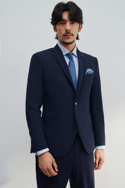 G2000 MAN-anti-bacterial-suit-blazer-46113413-Blue