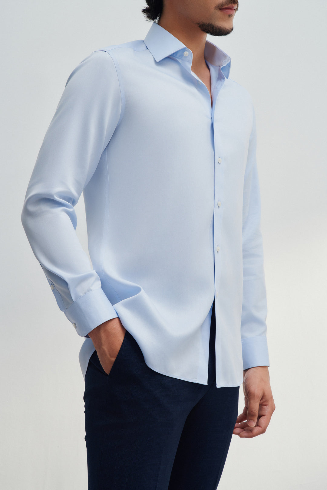 Non-Iron Cotton 長袖商務恤衫