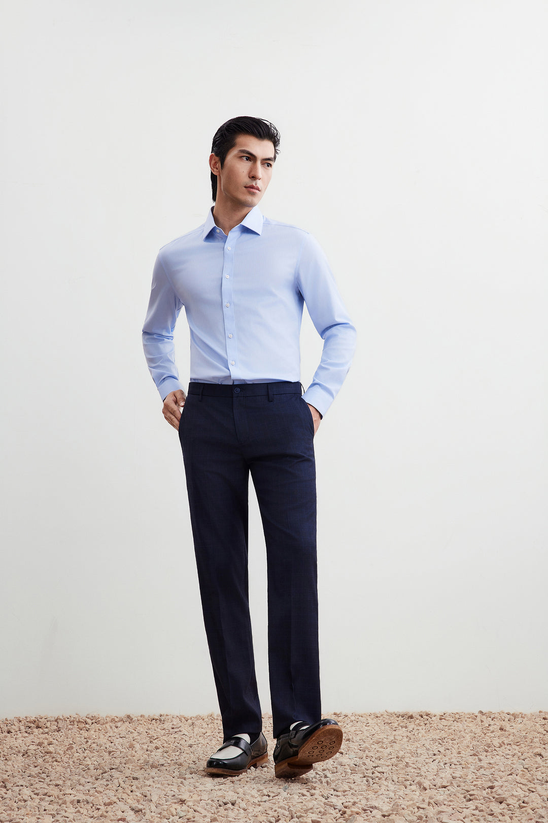 Non-Iron 長袖商務恤衫