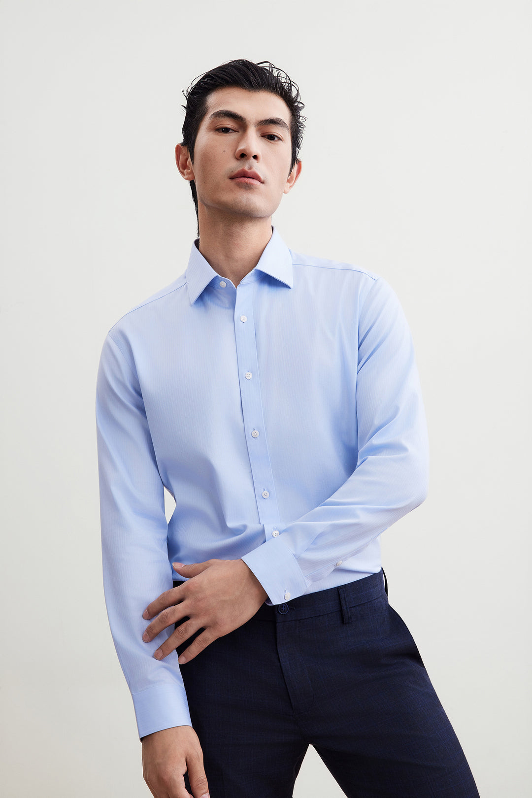 Non-Iron 長袖商務恤衫