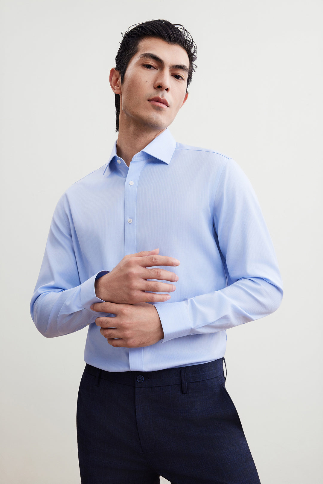 Non-Iron 長袖商務恤衫