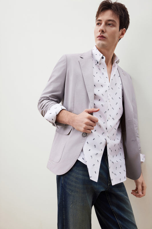 G2000 MAN-cotton-blend-blazer-56111951-Grey