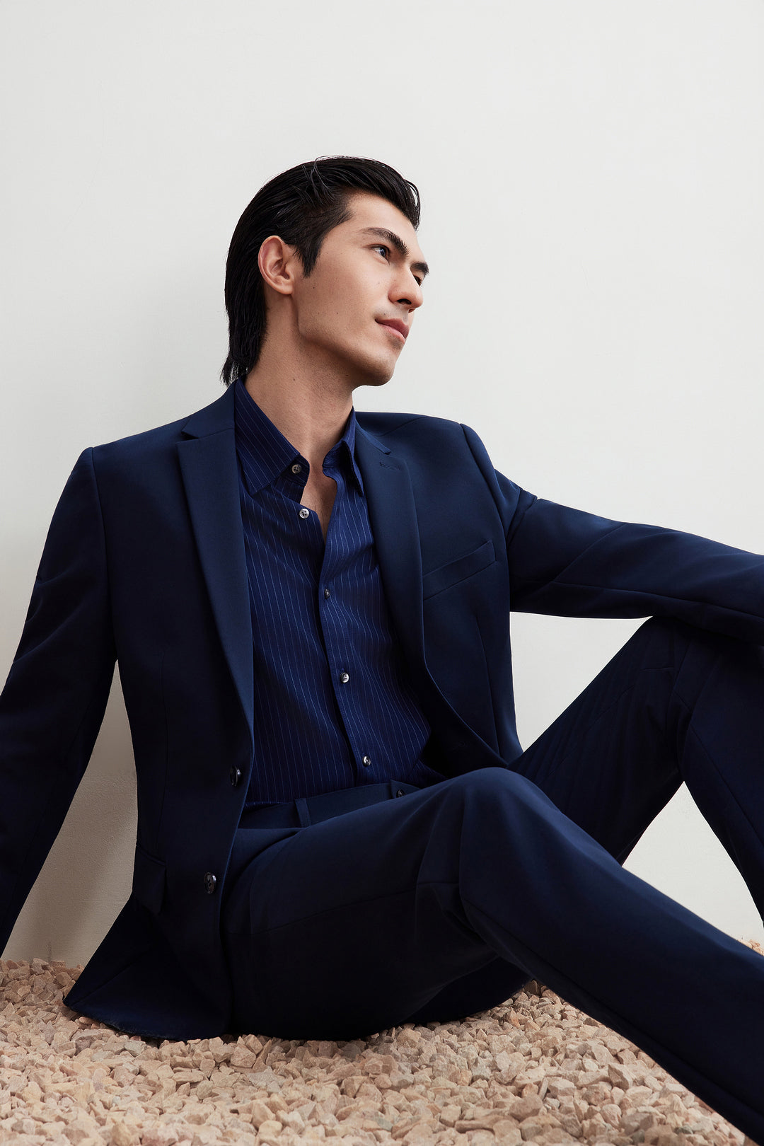 G2000 MAN-multi-way-stretch-suit-blazer-56113051-Blue