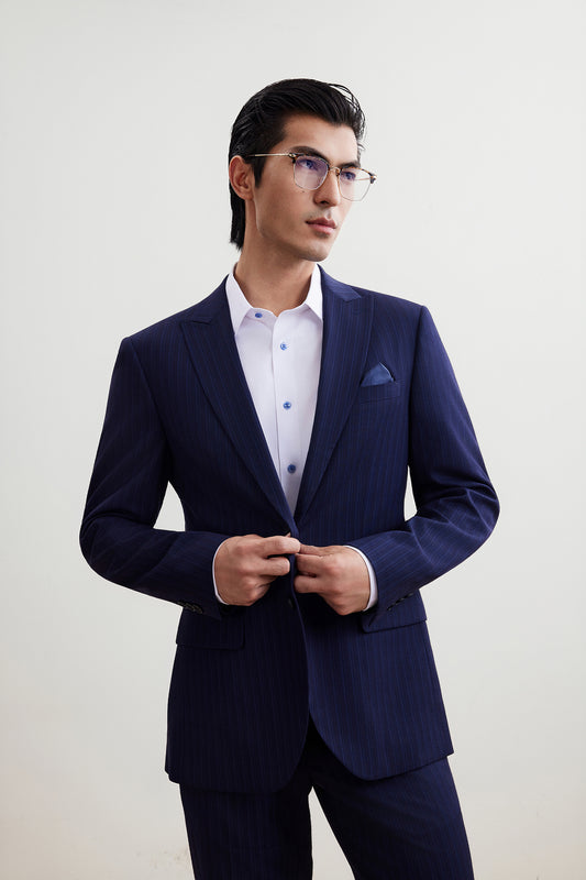 G2000 MAN-anti-bacterial-suit-blazer-56113356-Blue