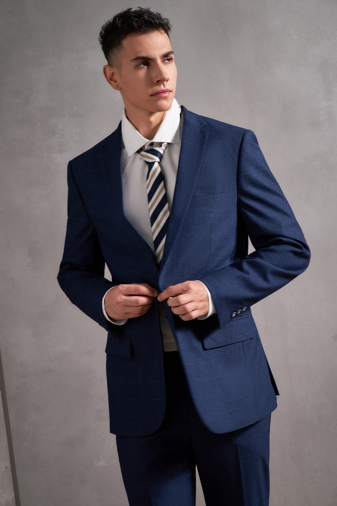 G2000 MAN-anti-bacterial-suit-blazer-56113476-Blue