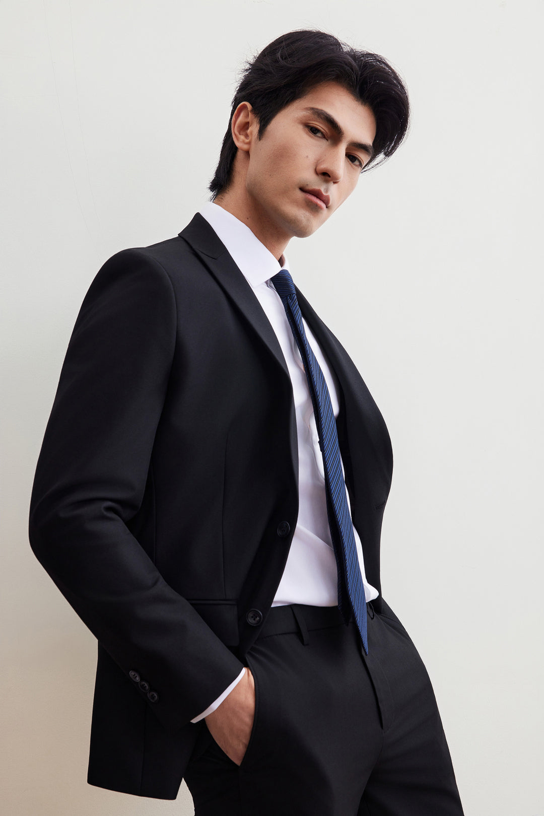 G2000 MAN-multi-way-stretch-suit-blazer-56113513-Black