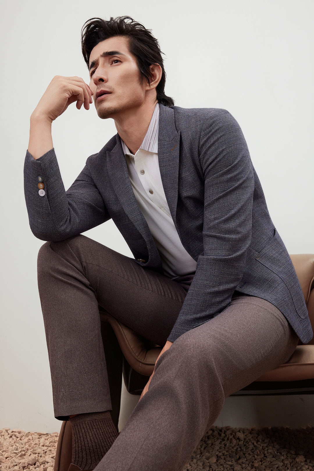 Jacquard 獨立西裝外套