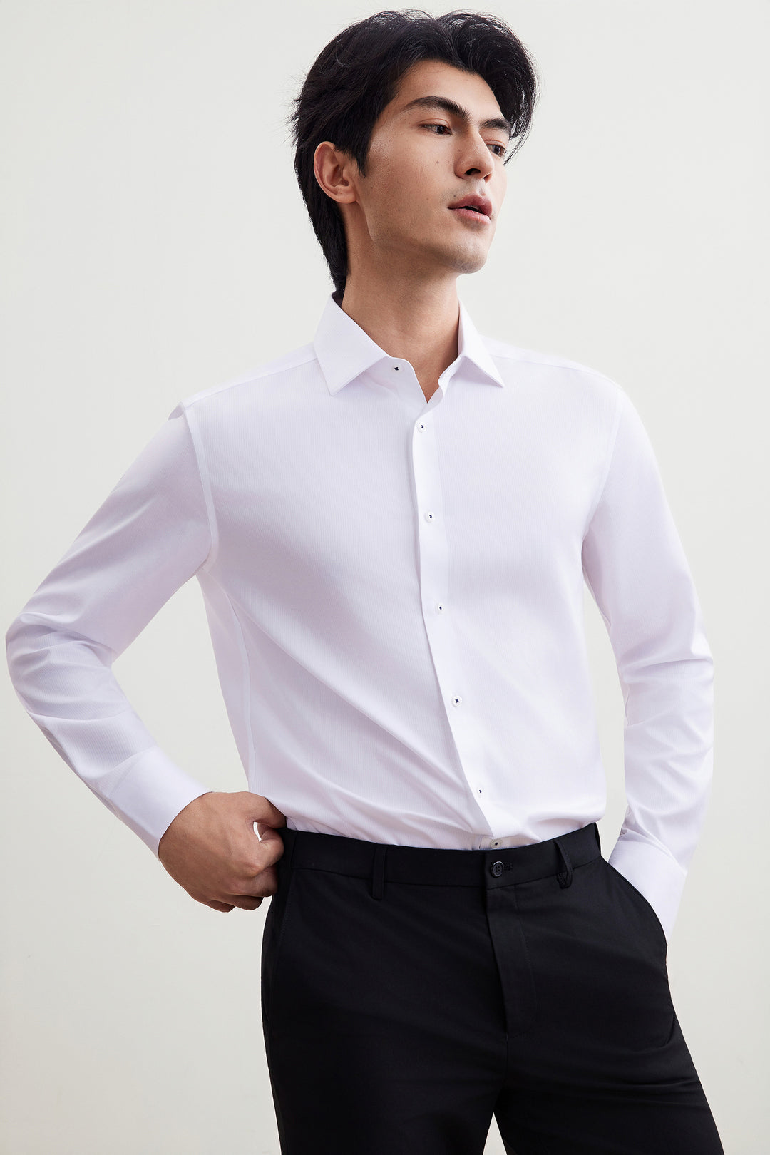 Non-Iron 長袖商務恤衫