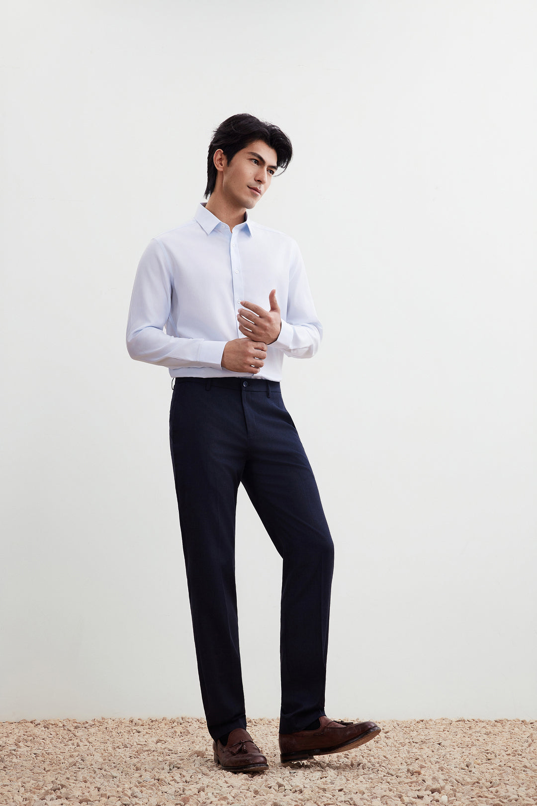 Non-Iron 長袖商務恤衫