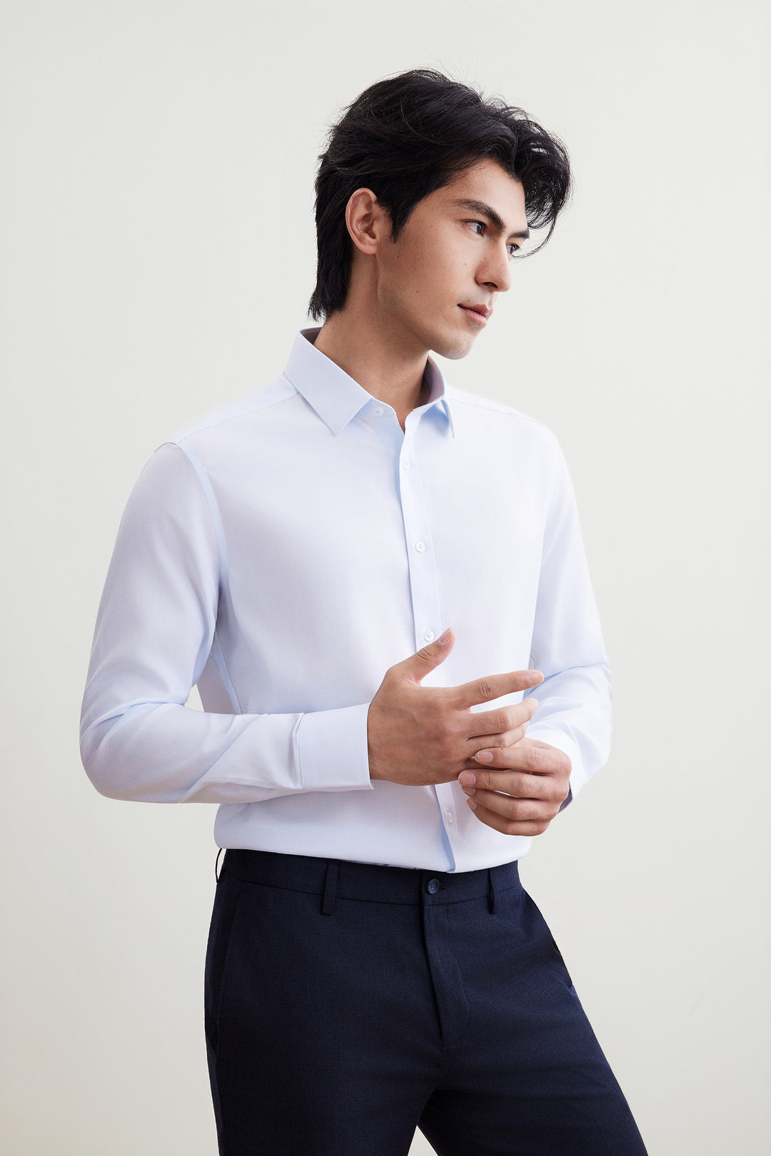 Non-Iron 長袖商務恤衫