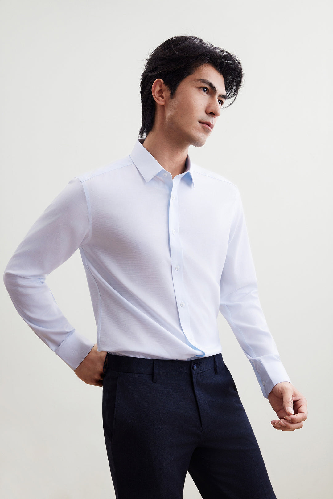 Non-Iron 長袖商務恤衫