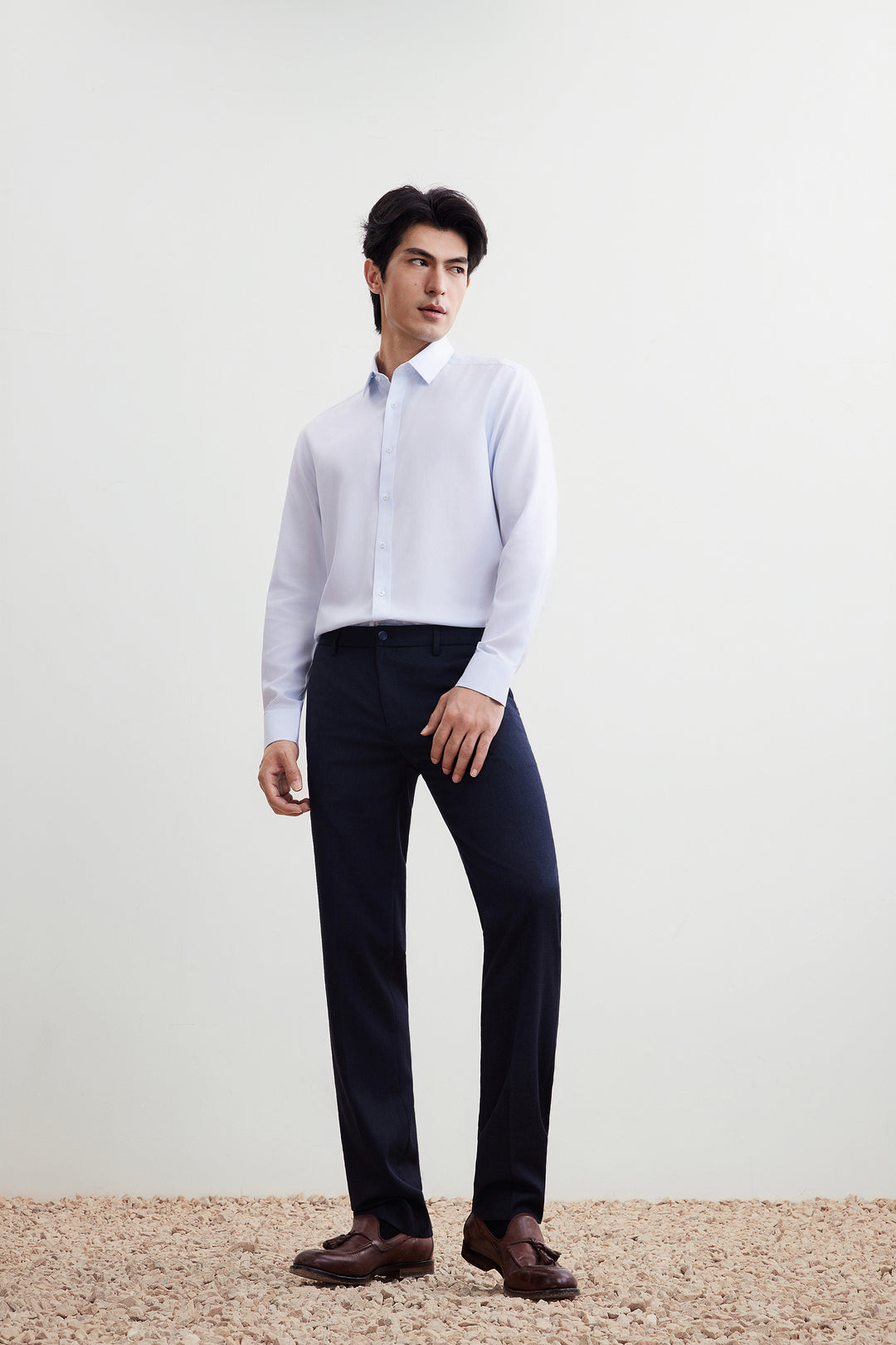 Non-Iron 長袖商務恤衫