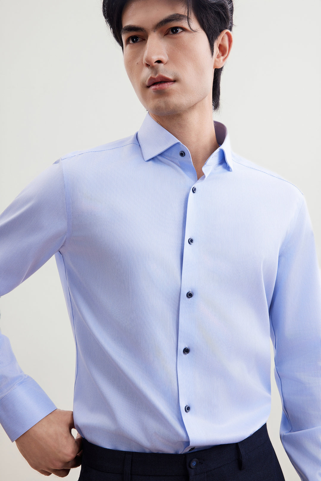 Non-Iron 長袖商務恤衫