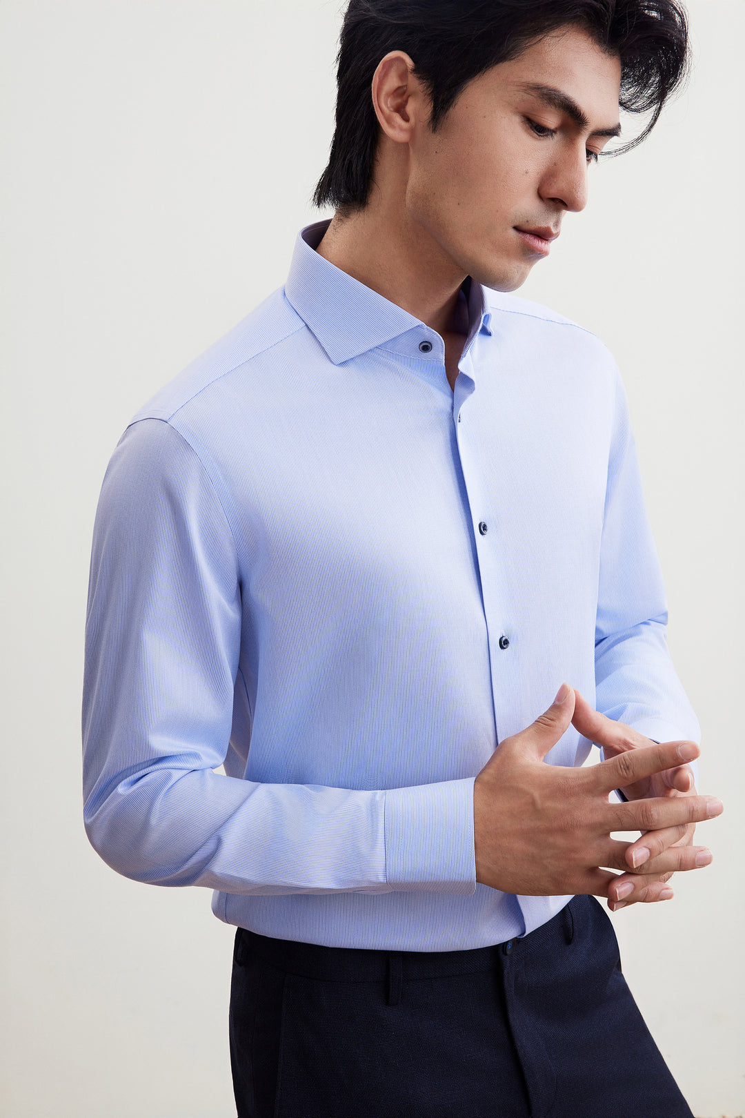 Non-Iron 長袖商務恤衫