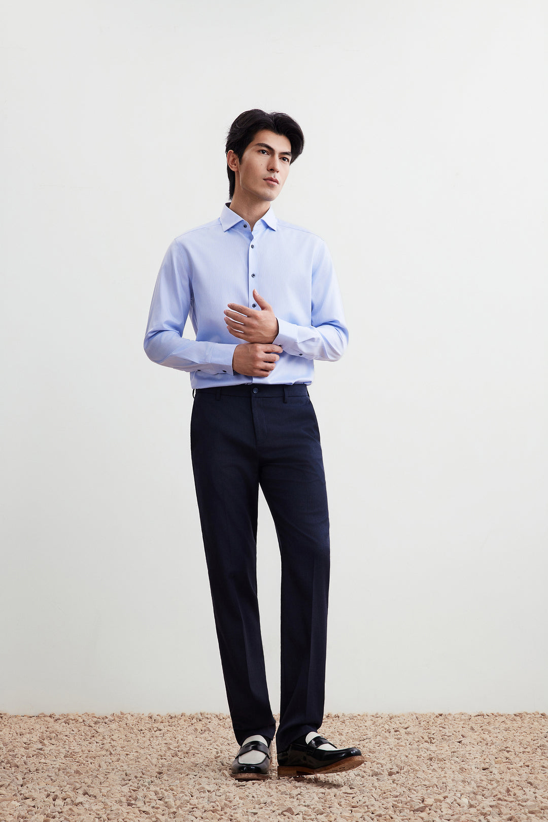 Non-Iron 長袖商務恤衫