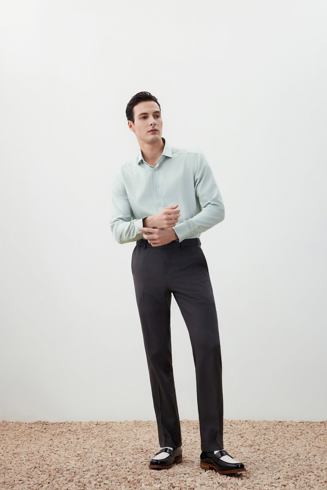 Non-Iron 長袖商務恤衫