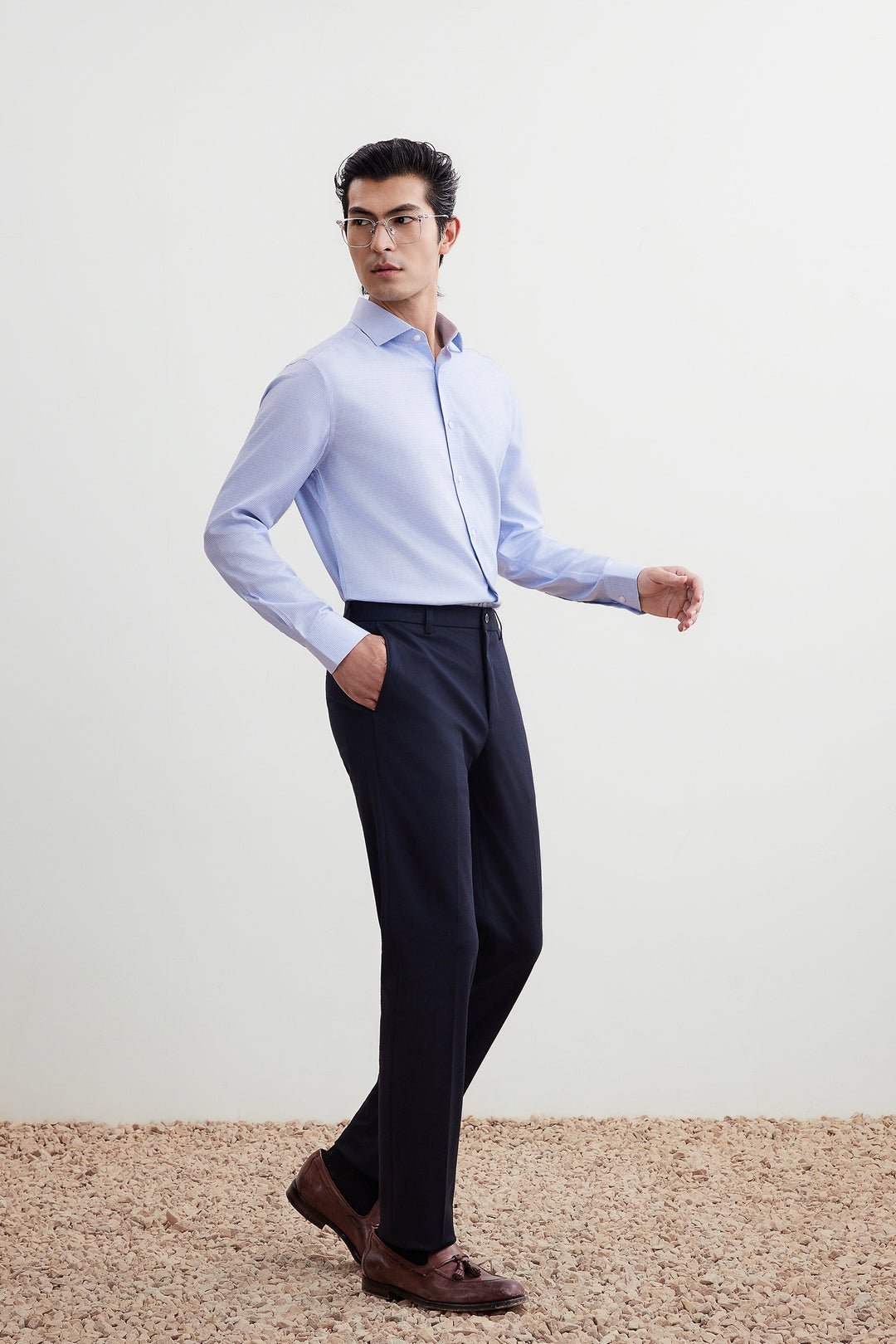 Non-Iron 長袖商務恤衫