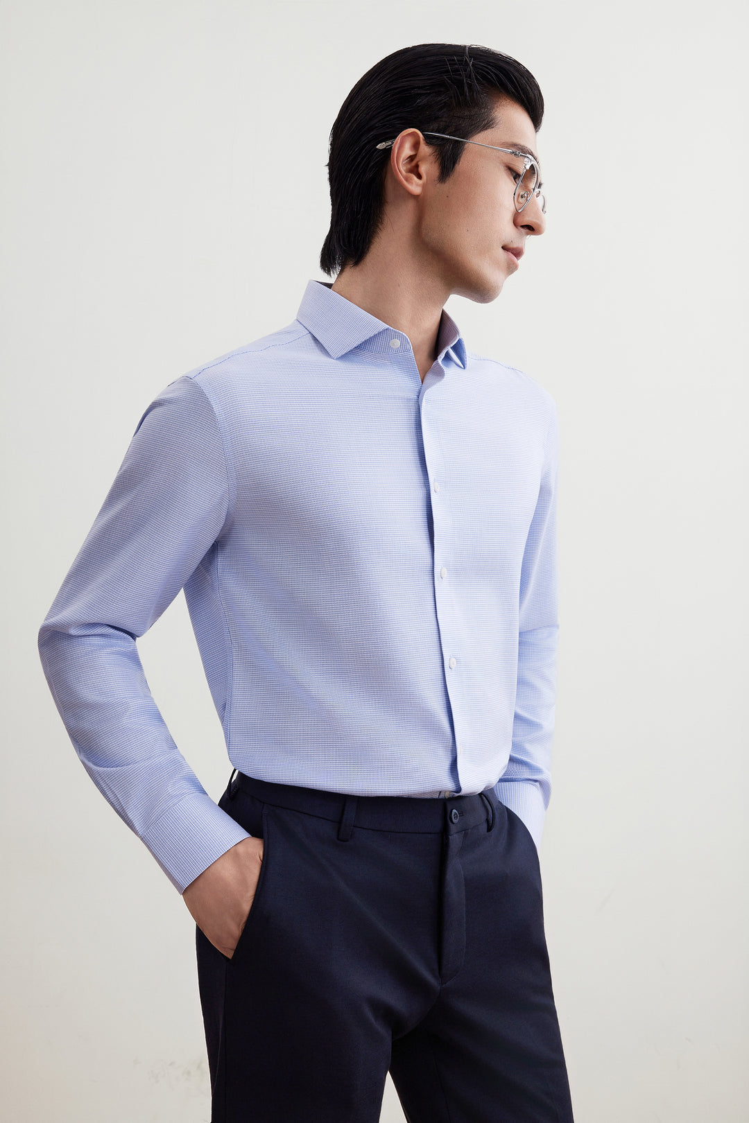 Non-Iron 長袖商務恤衫