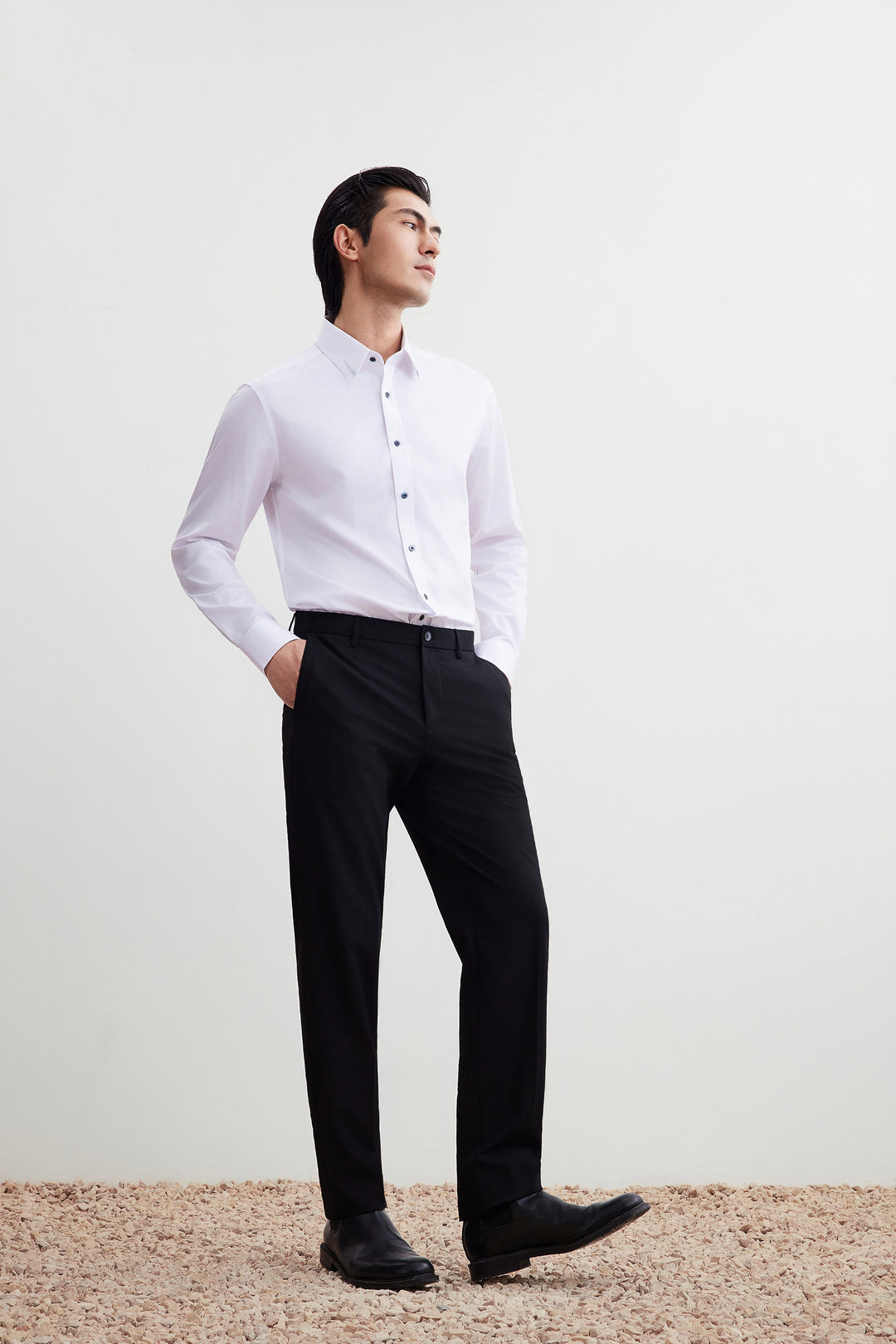 Non-Iron 長袖商務恤衫