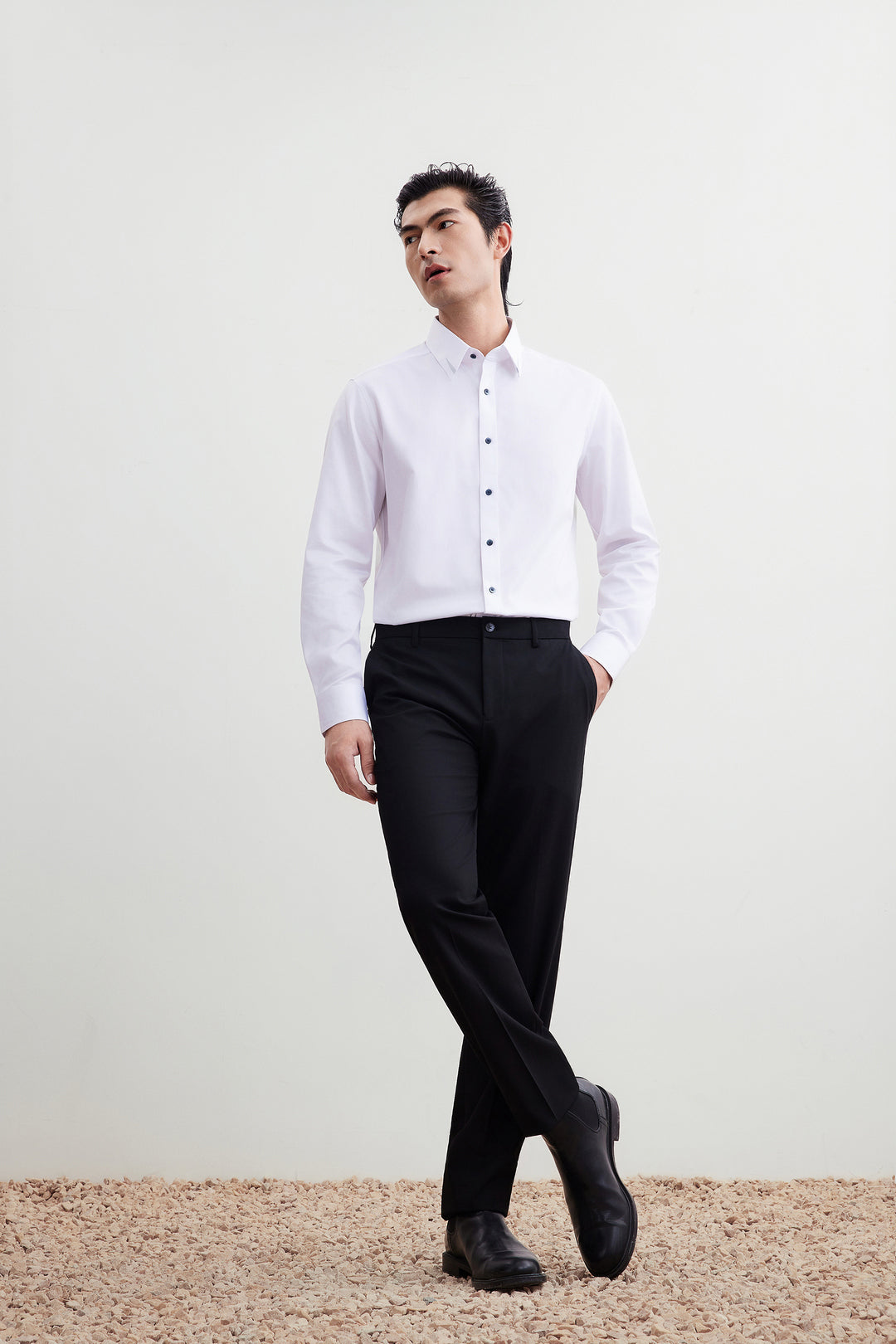 Non-Iron 長袖商務恤衫