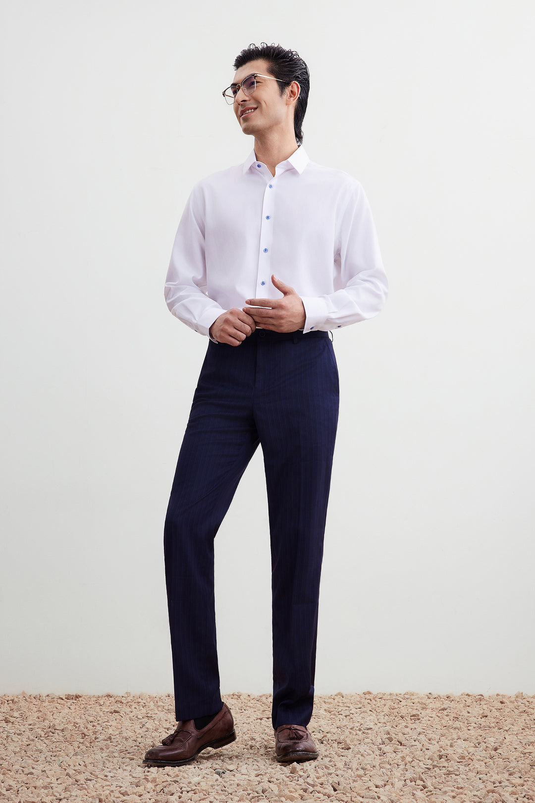 Non-Iron 長袖商務恤衫