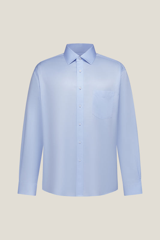 G2000 MAN-non-iron-long-sleeve-dress-shirt-56120611-Blue
