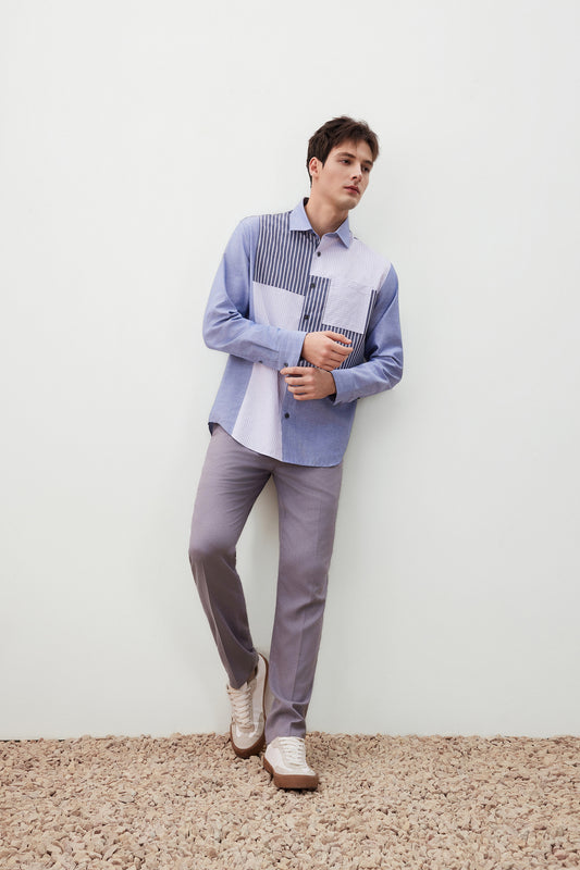 Wrinkle Free 長袖休閒恤衫