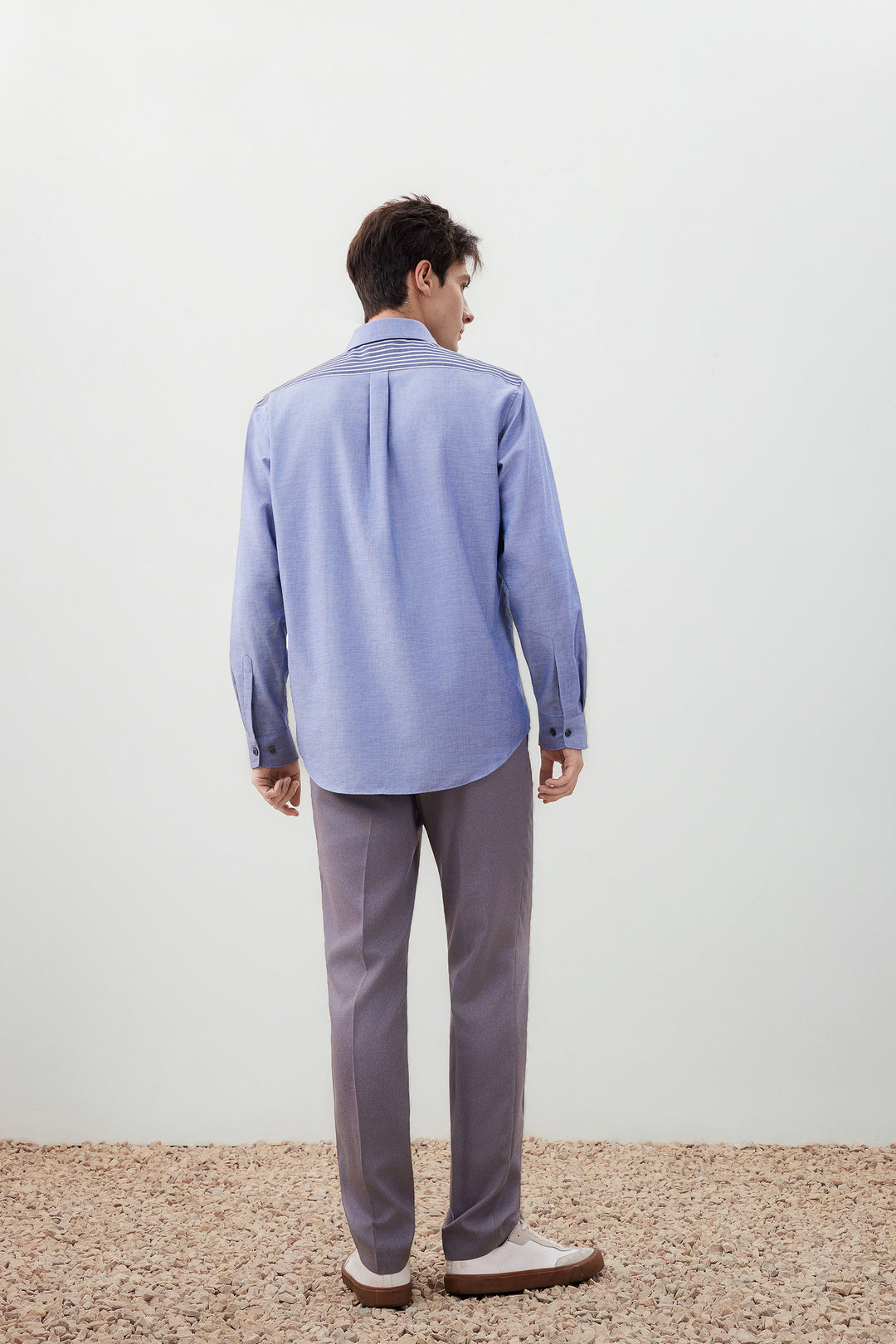 Wrinkle Free 長袖休閒恤衫