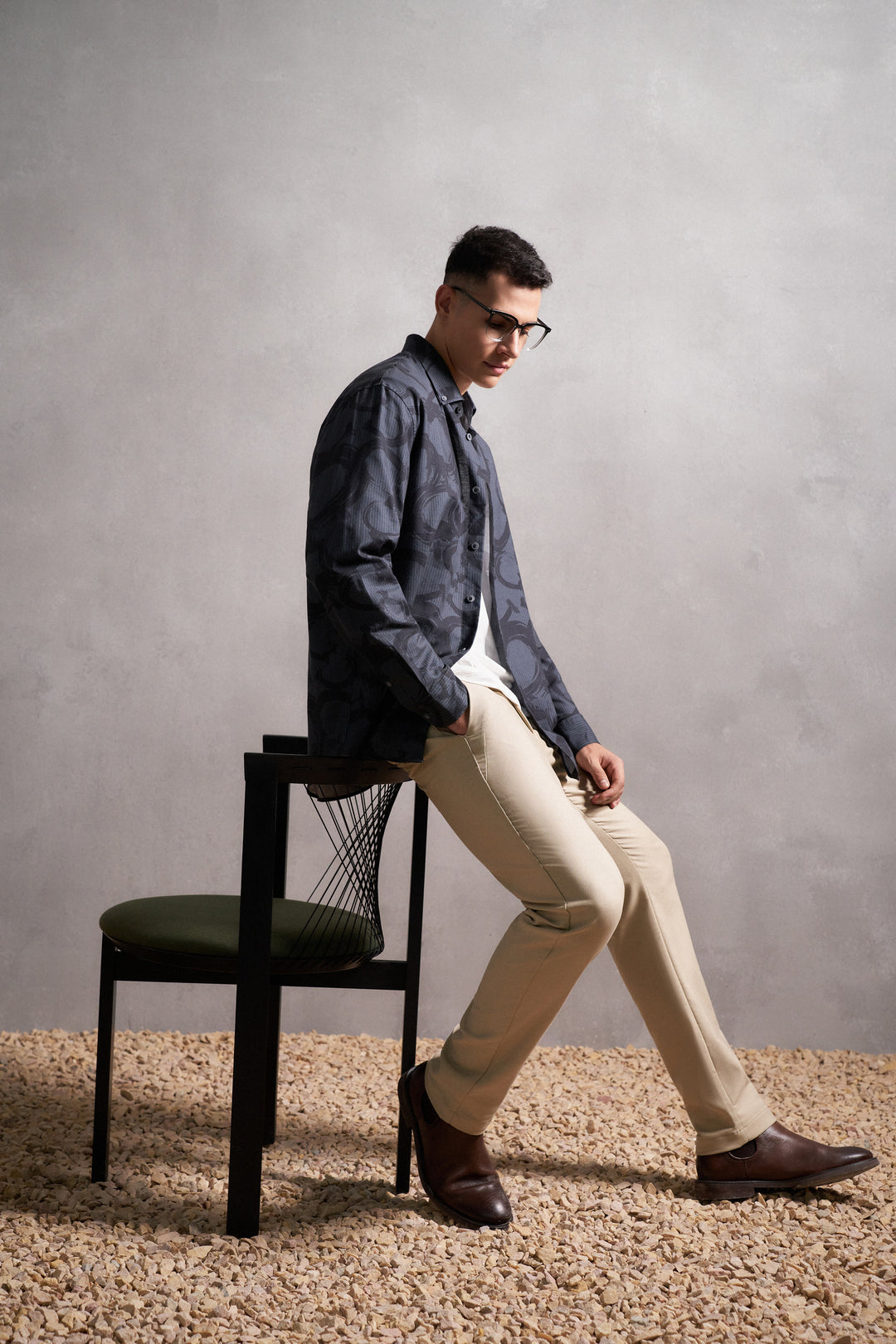 Wrinkle Free 長袖休閒恤衫