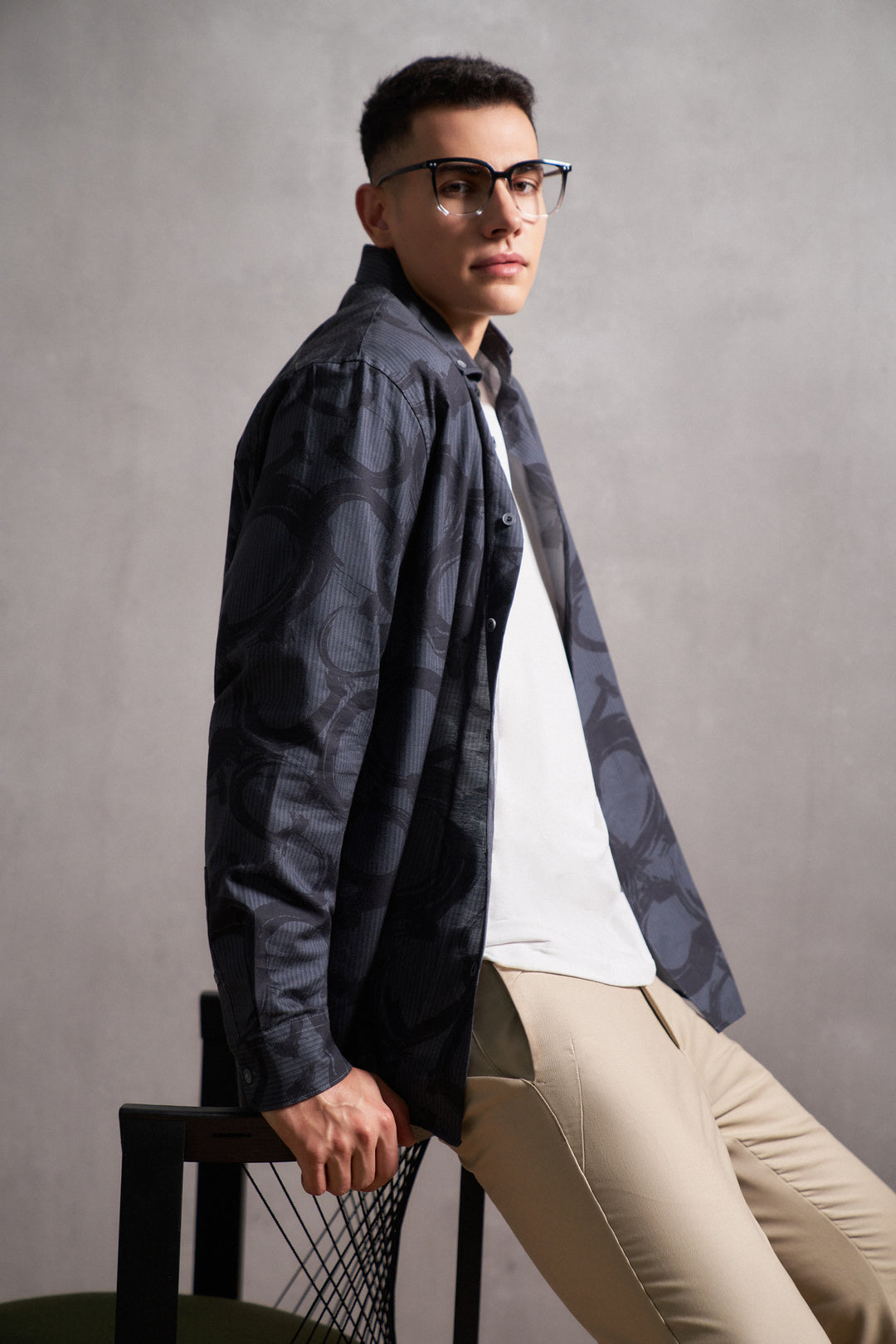 Wrinkle Free 長袖休閒恤衫