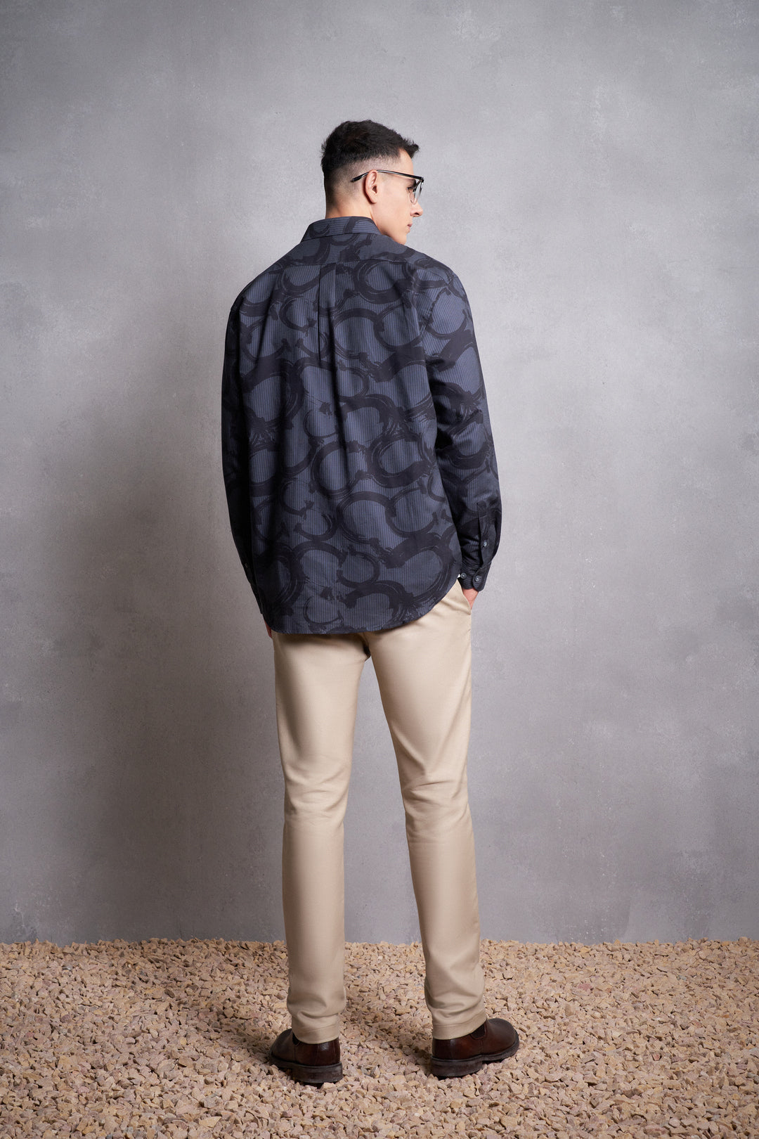 Wrinkle Free 長袖休閒恤衫