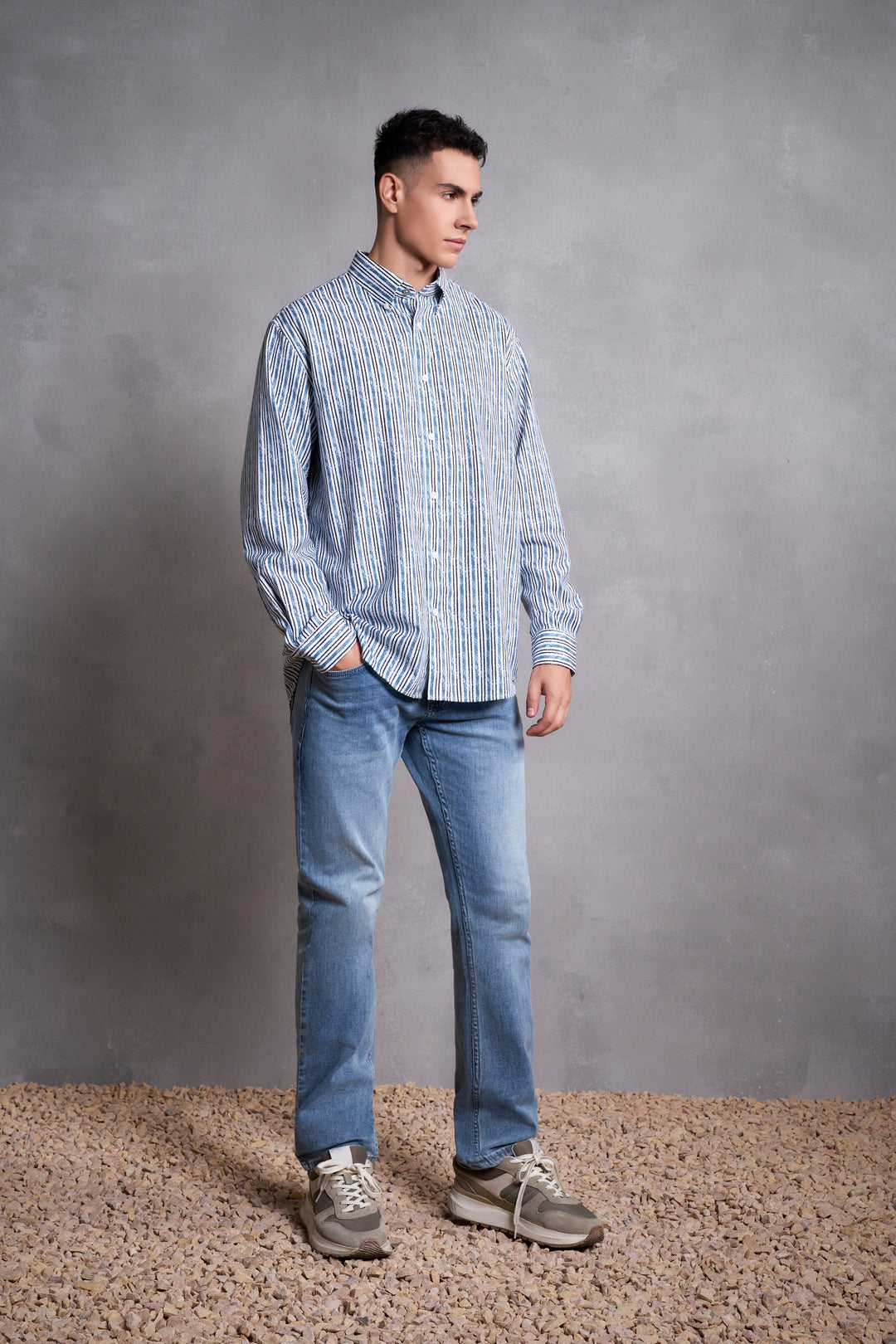 Wrinkle Free 長袖休閒恤衫