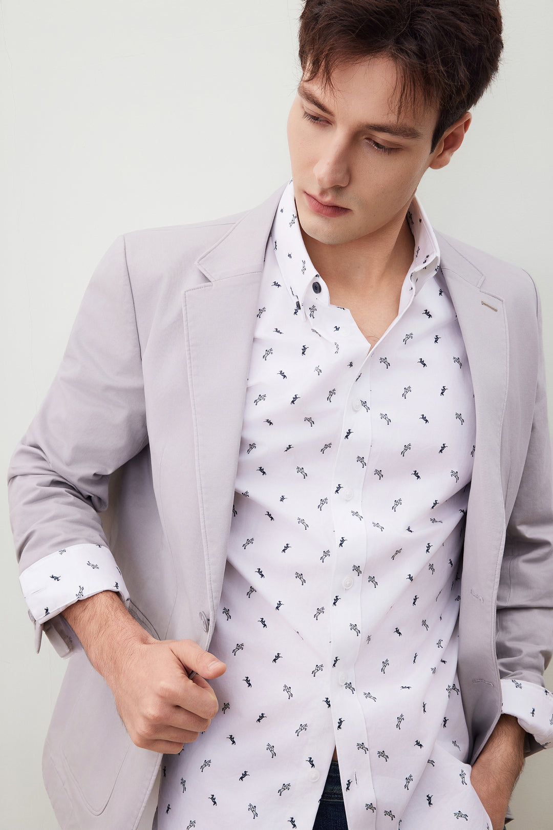 Wrinkle Free 長袖休閒恤衫