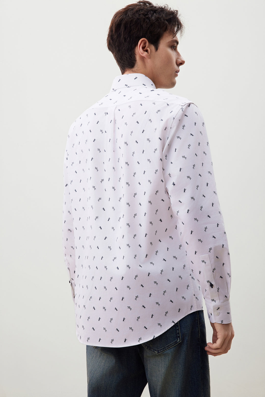 Wrinkle Free 長袖休閒恤衫