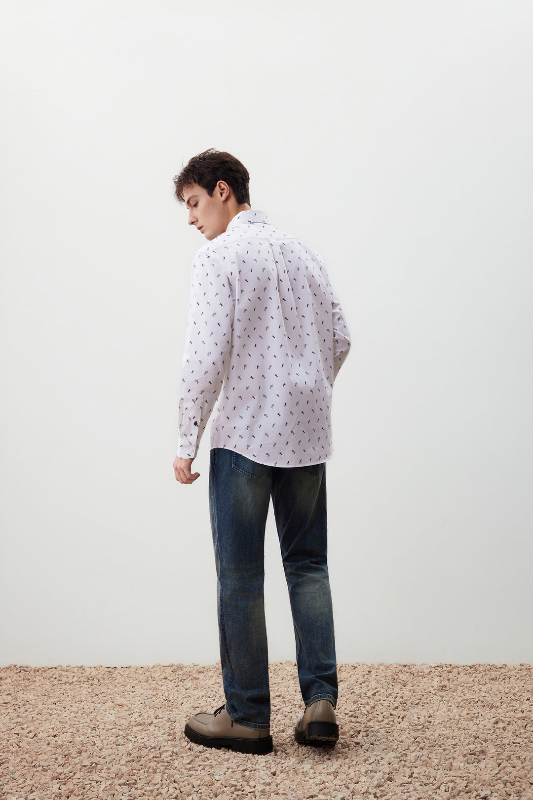 Wrinkle Free 長袖休閒恤衫