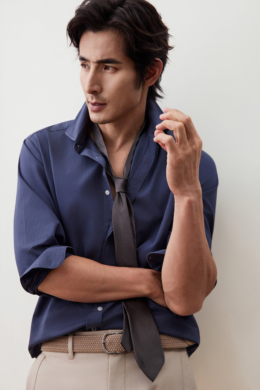 G2000 MAN-pure-cotton-long-sleeve-casual-shirt-56120868-Blue