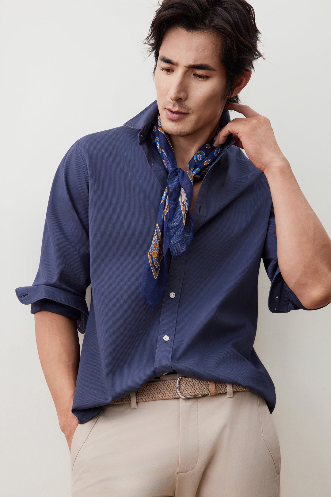 Pure Cotton 長袖休閒恤衫