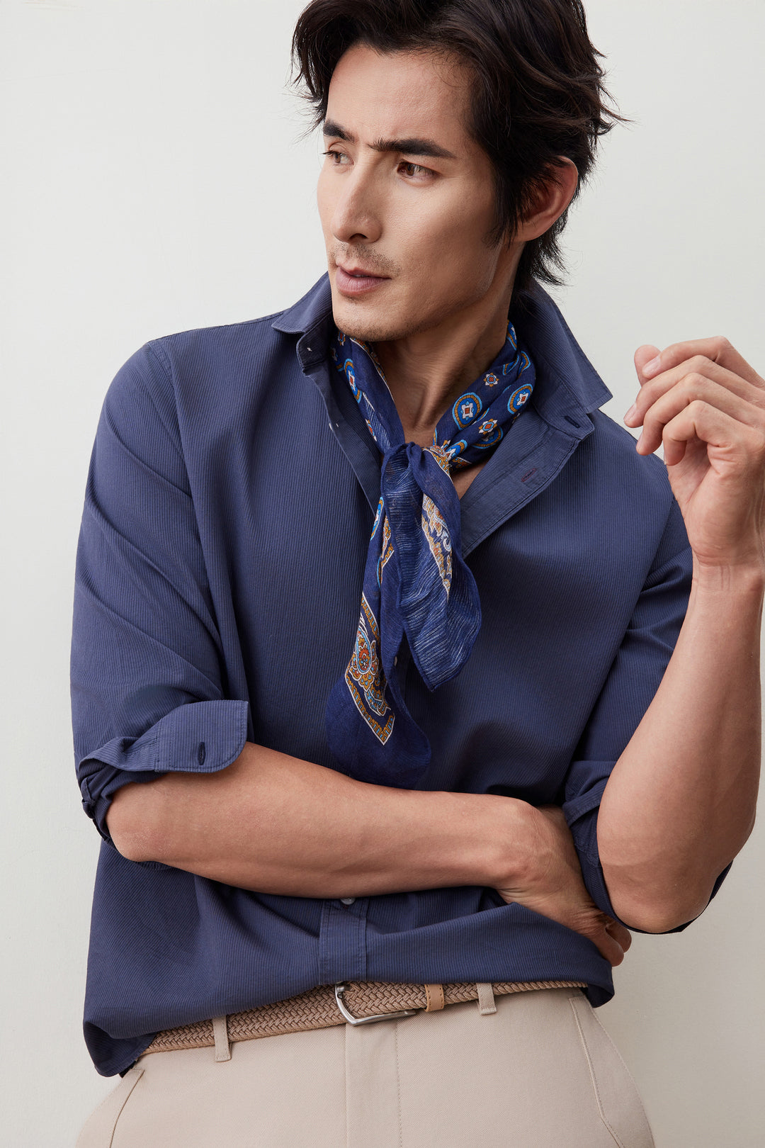 Pure Cotton 長袖休閒恤衫