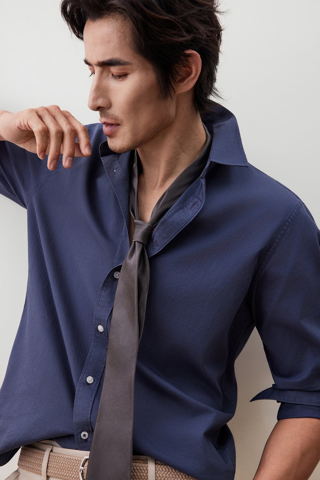 Pure Cotton 長袖休閒恤衫