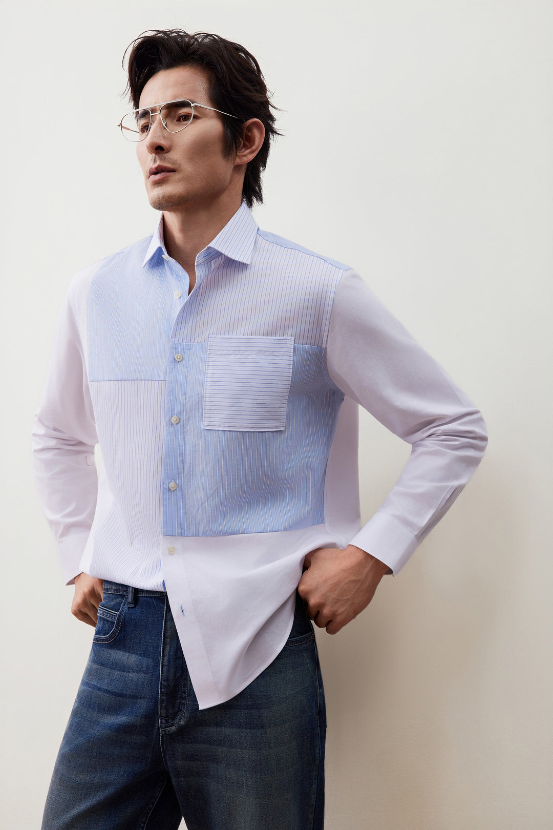 Wrinkle Free 長袖休閒恤衫